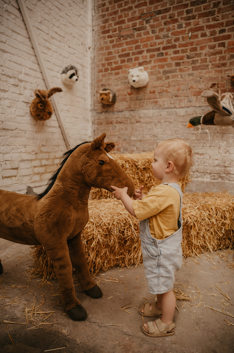 Wild & Soft Standing Plush Horse