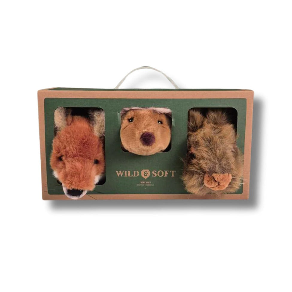 Mini jouets muraux Wild &amp; Soft - Coffret Forêt (lot de 3)