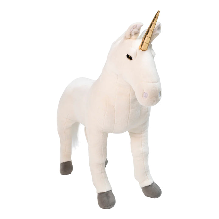 Licorne en peluche sauvage et douce debout