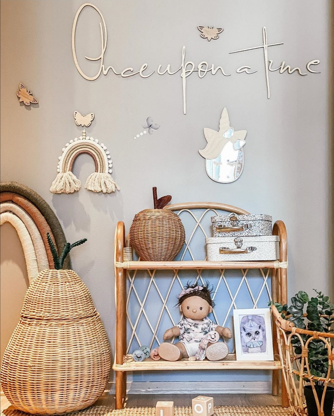 Wooden Wall Sign - Once Upon A Time