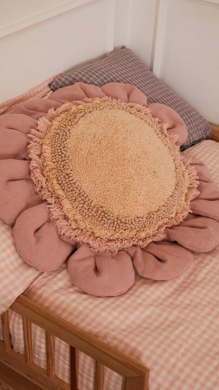 Lorena Canals Floor Cushion - Pink Daisy