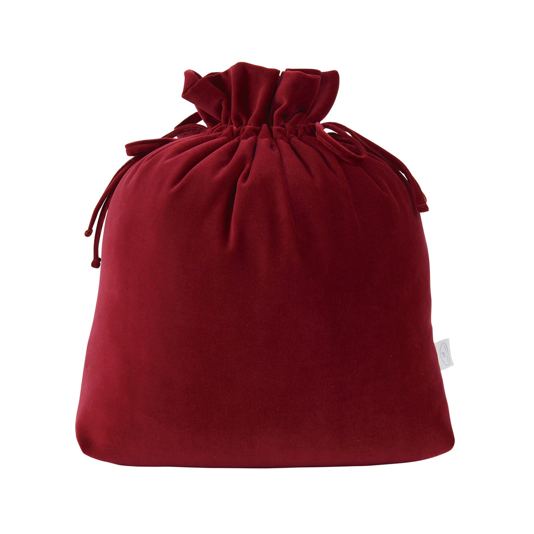 Personalised Luxurious Velvet Christmas Sack - Red