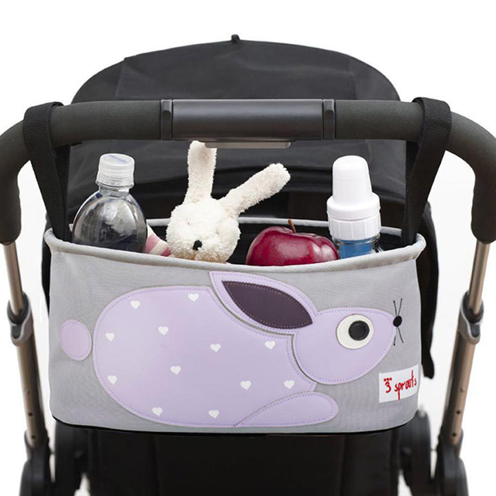 3 Sprouts Stroller Organiser - Rabbit