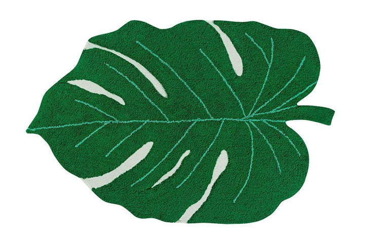 Tapis lavable en machine Lorena Canals - Feuille de Monstera