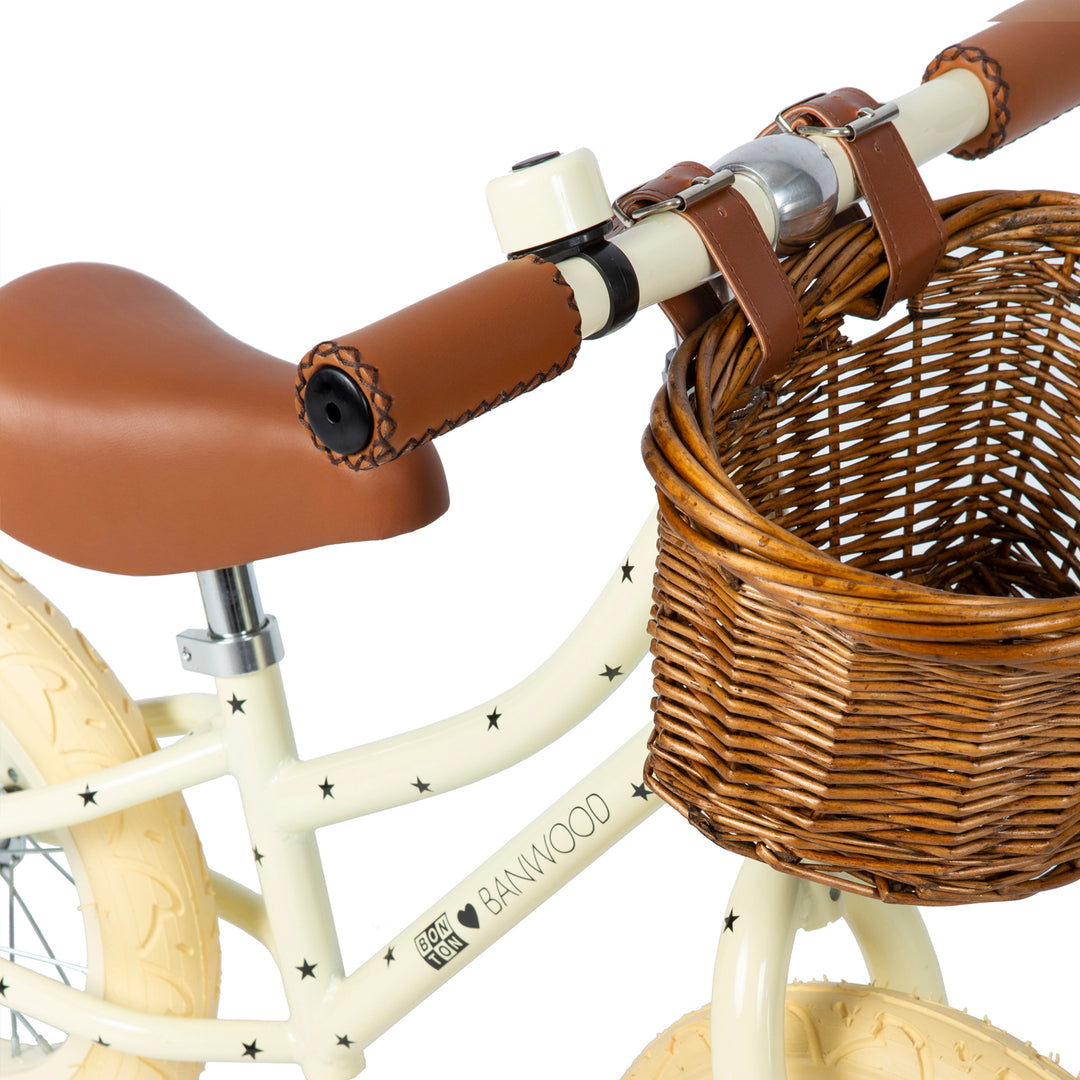 Banwood + Bonton First Go Balance Bike - Cream | Stars