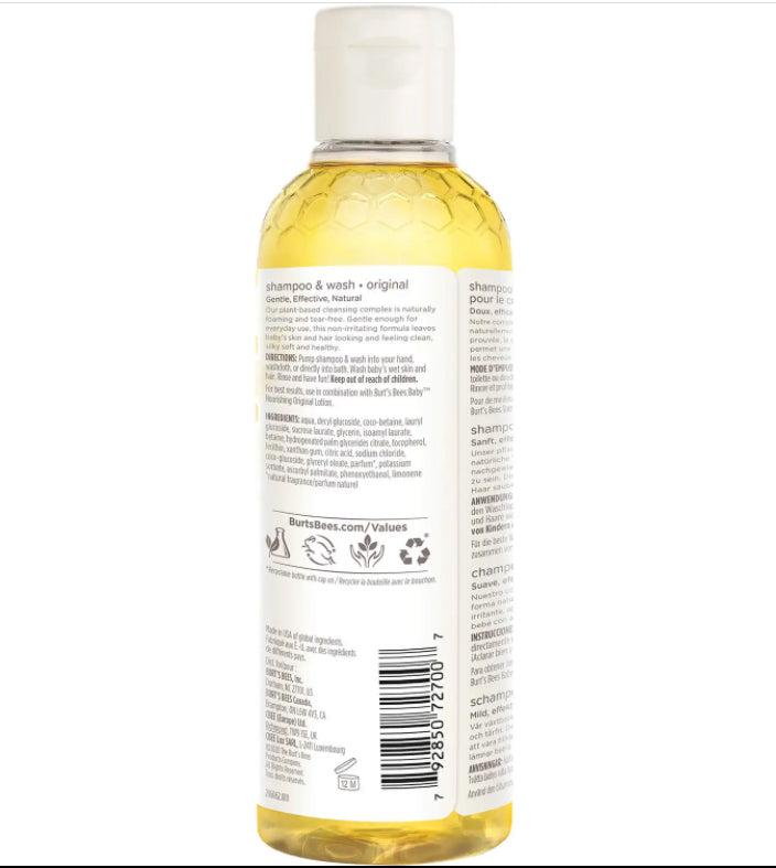 Burt's Bees Baby Bee - Shampoo & Body Wash