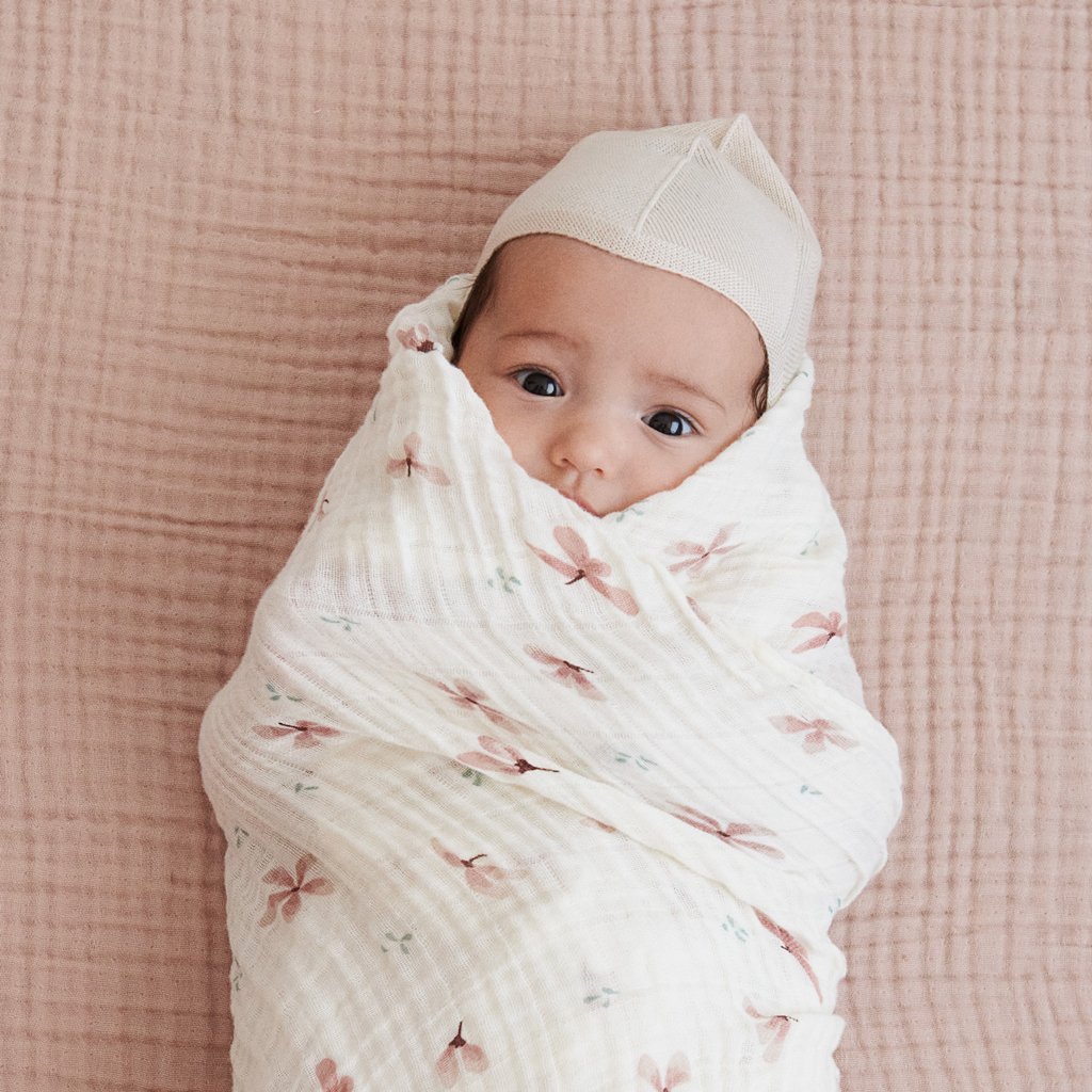 Cam Cam Copenhagen Organic Swaddle Light - Wildflower