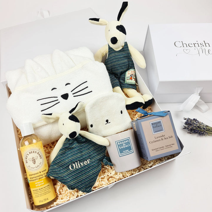 Julius Bath & Bedtime Personalised Baby Gift Box