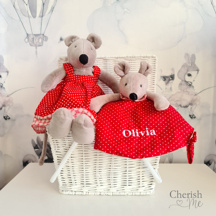 Nini Mouse Duo Personalised Baby Gift Box