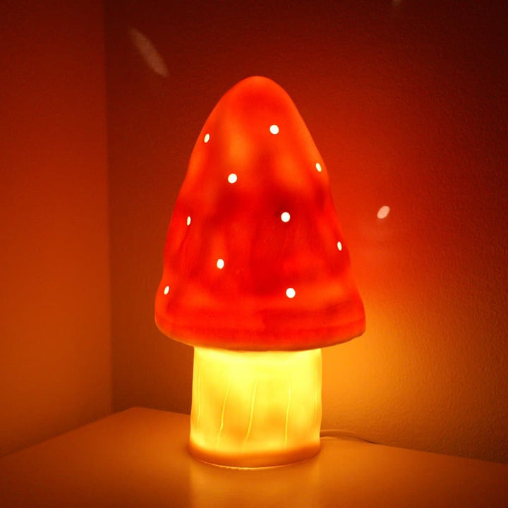 Lampe Champignon Heico - Rouge