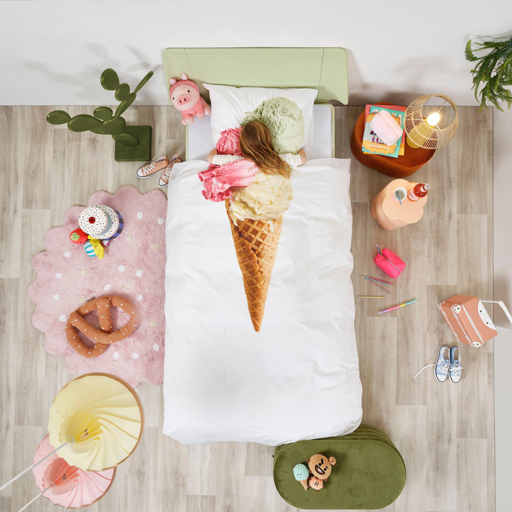 Snurk Ice Cream Organic Bedding Set