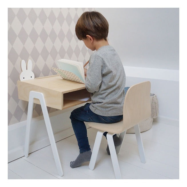 In2Wood Kids Desk - White