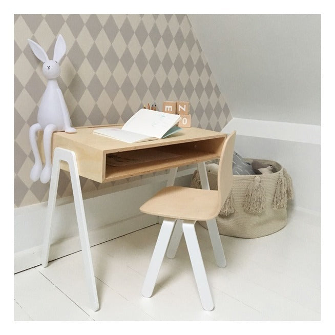 In2Wood Kids Desk - White