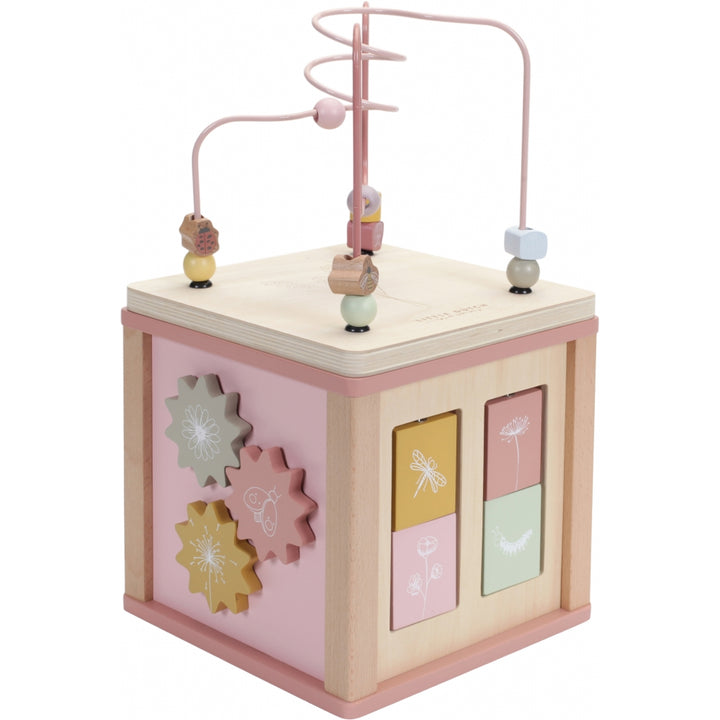 Little Dutch Wooden Activity Cube - Pink