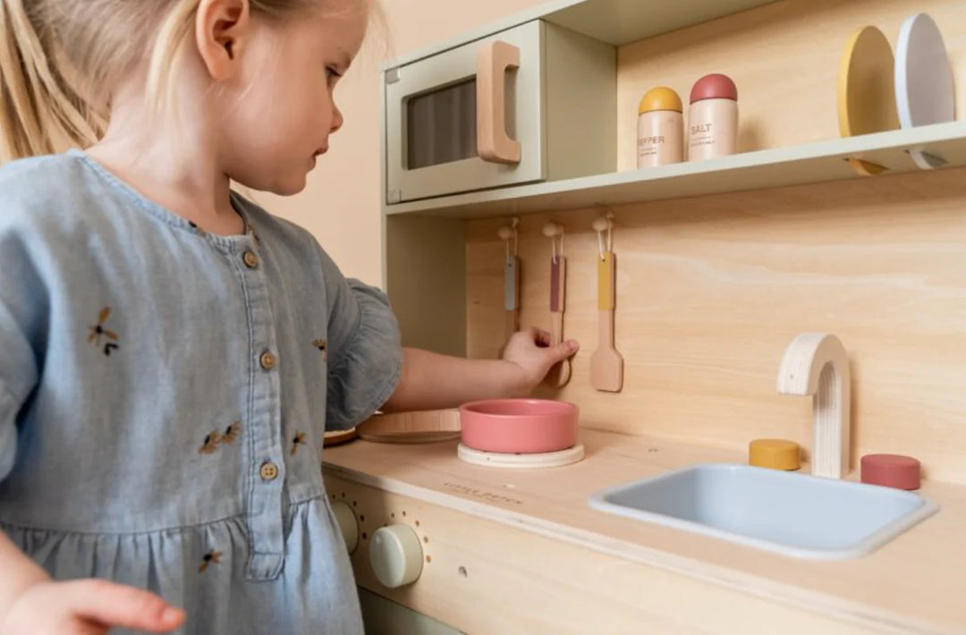 Little Dutch Wooden Toy Kitchen - Mint