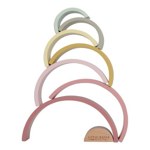 Little Dutch Rainbow Stacker - Pink