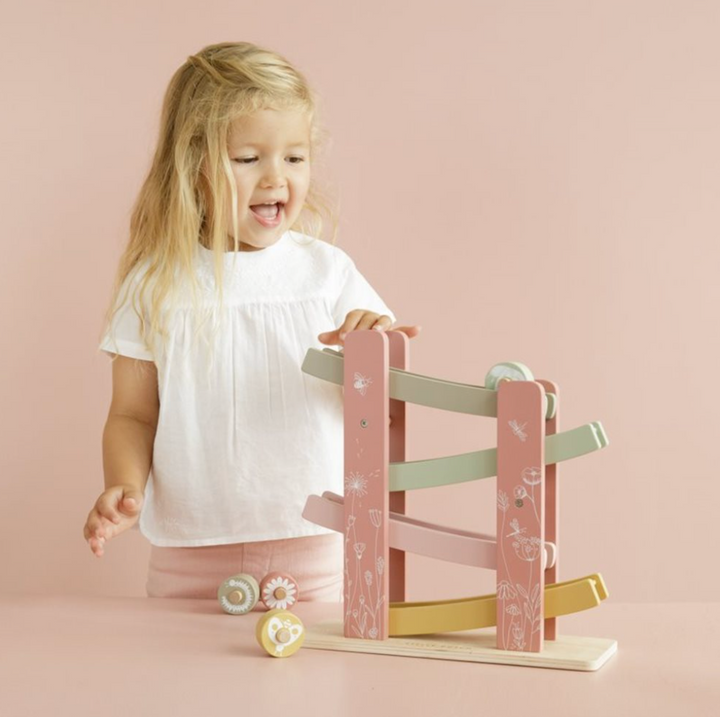 Little Dutch Wooden Toy Race Track - Pink