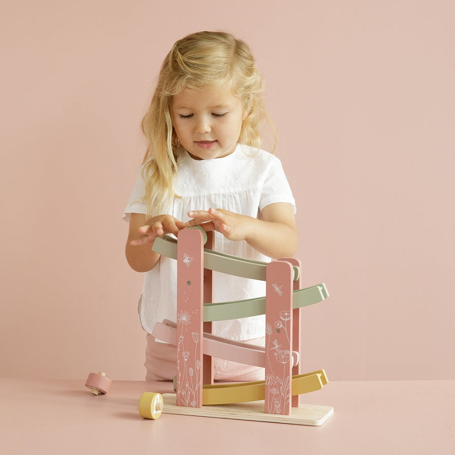 Little Dutch Wooden Toy Race Track - Pink