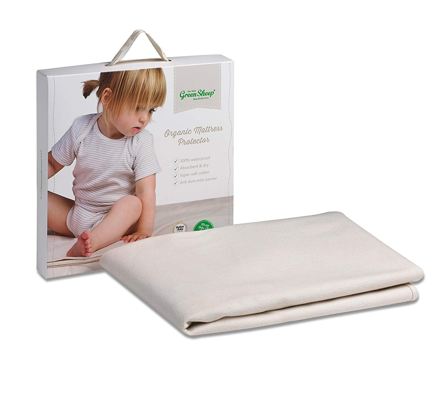 Little Green Sheep Organic Mattress Protector Cot Bed Josh Jenna