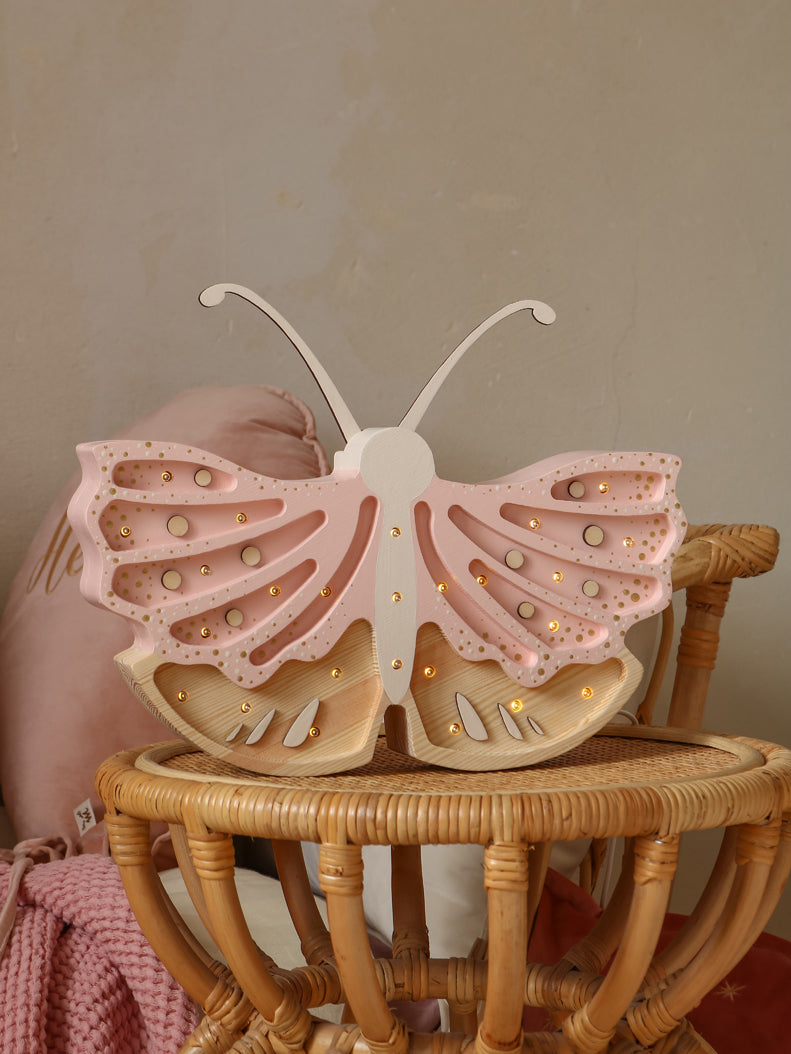 Little Lights Butterfly Lamp | Strawberry Cream