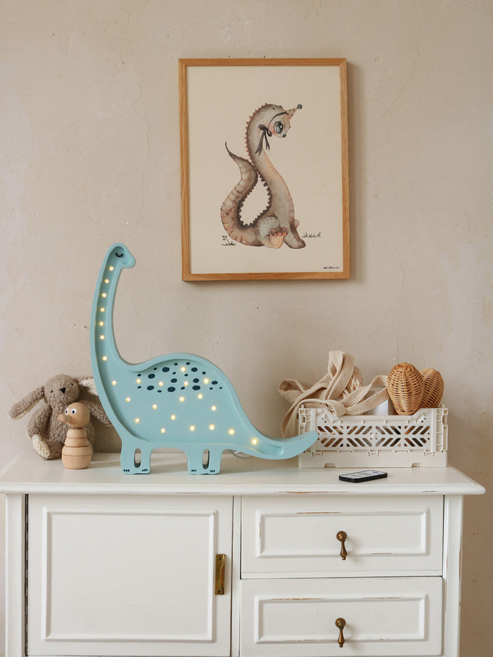 Little Lights Dino Lamp - Prehistoric Blue