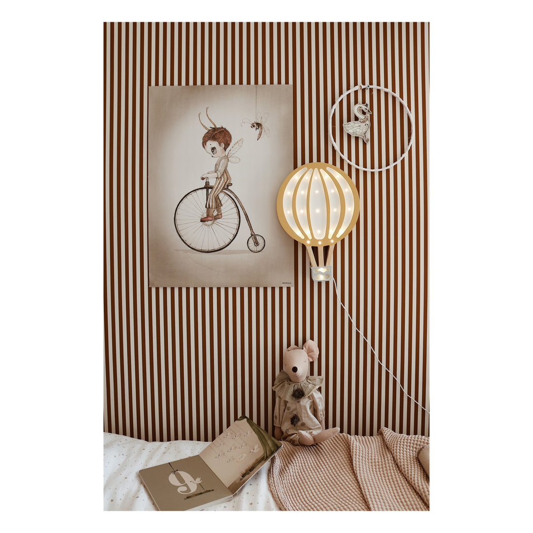 Little Lights Hot Air Balloon Lamp | Mustard