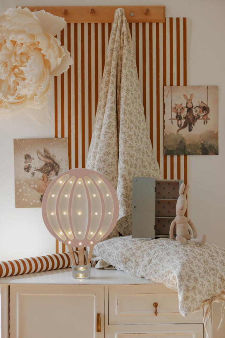 Little Lights Hot Air Balloon Lamp | Pink