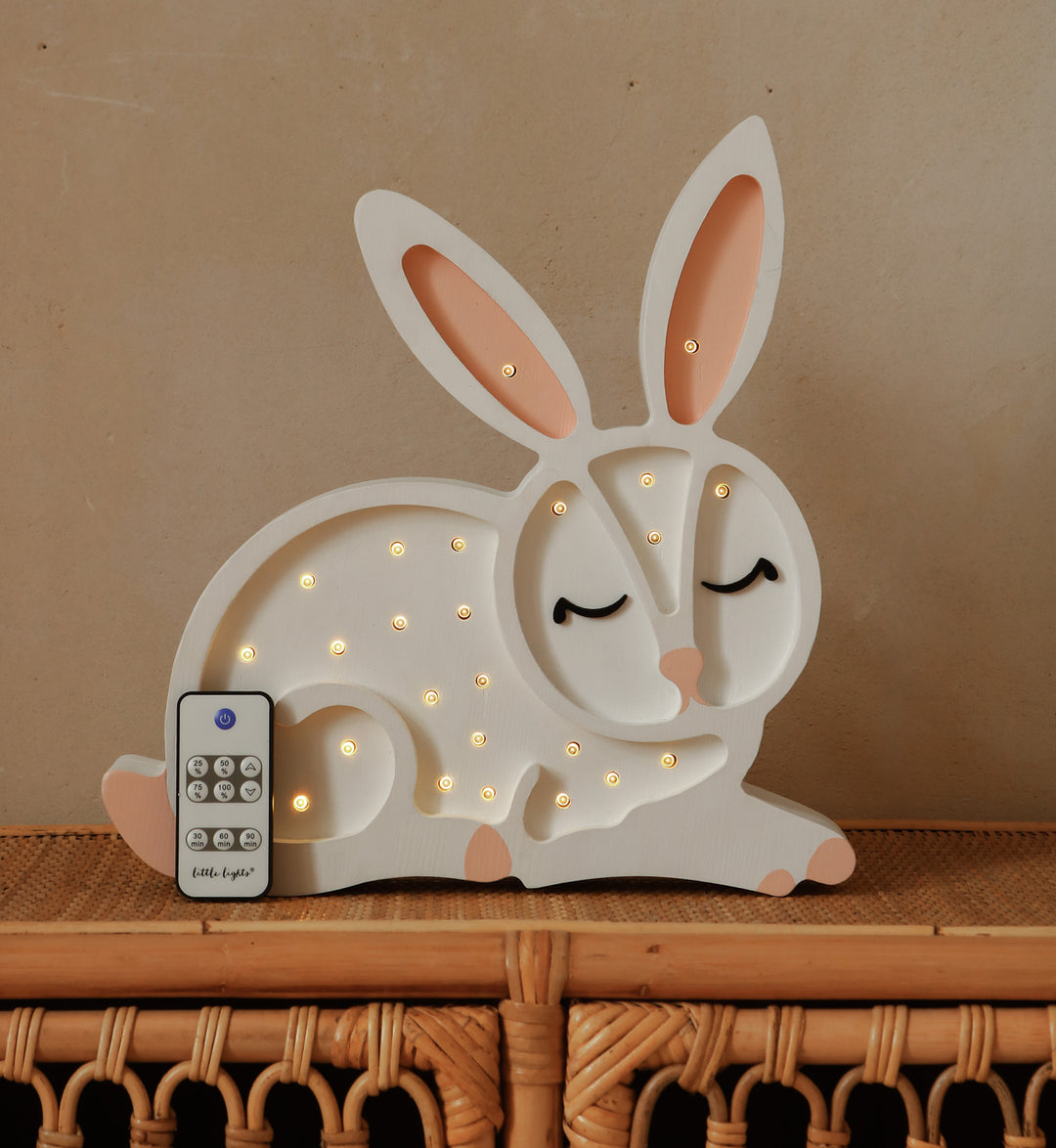 Little Lights Rabbit Lamp | Snow White