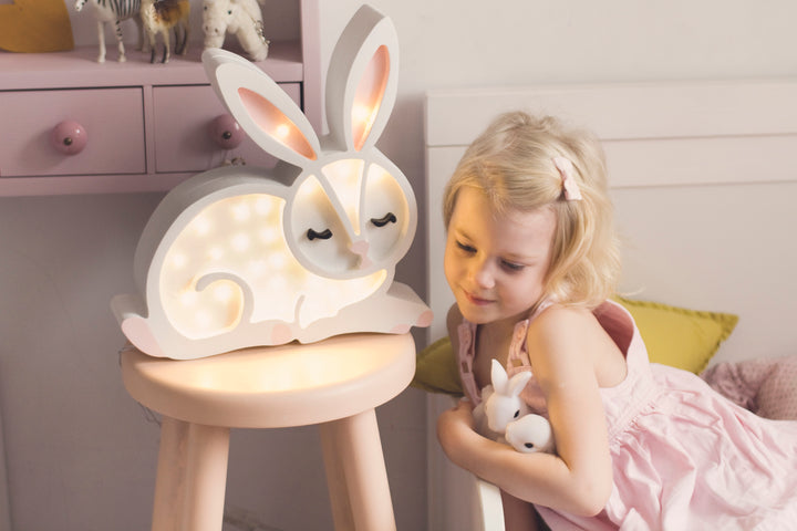 Little Lights Rabbit Lamp | Snow White