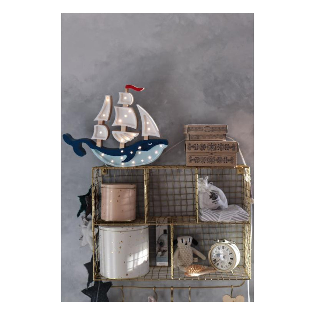 Little Lights Ship Lamp | Navy