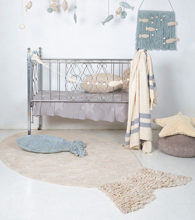 Tapis lavable en machine Lorena Canals - Big Fish Beige