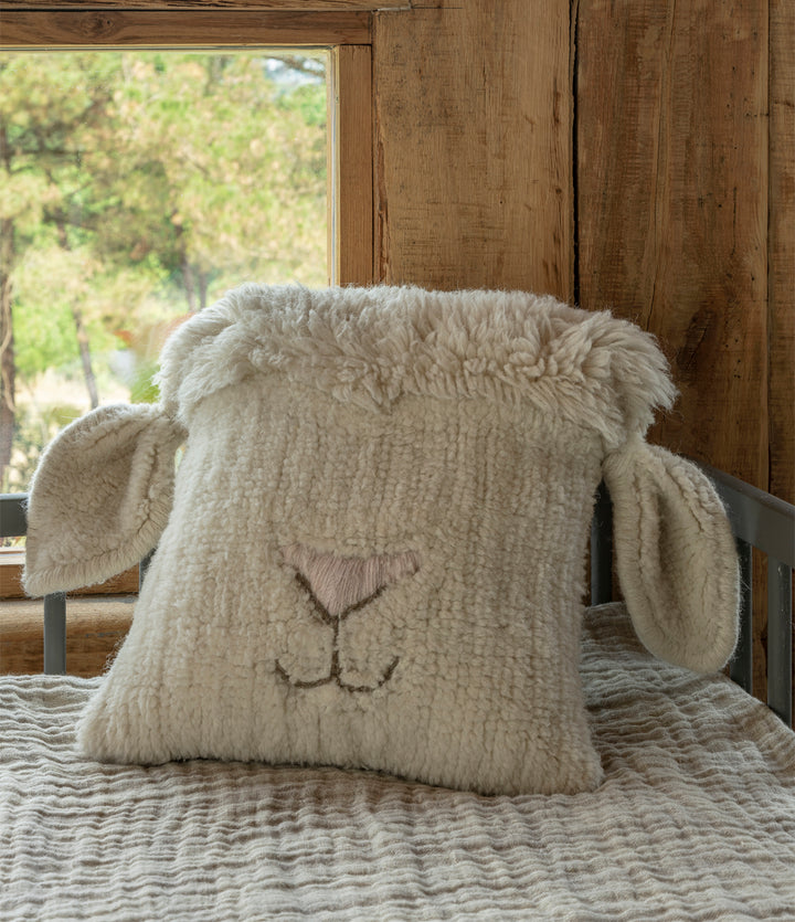 Lorena Canals Pink Nose Sheep Cushion