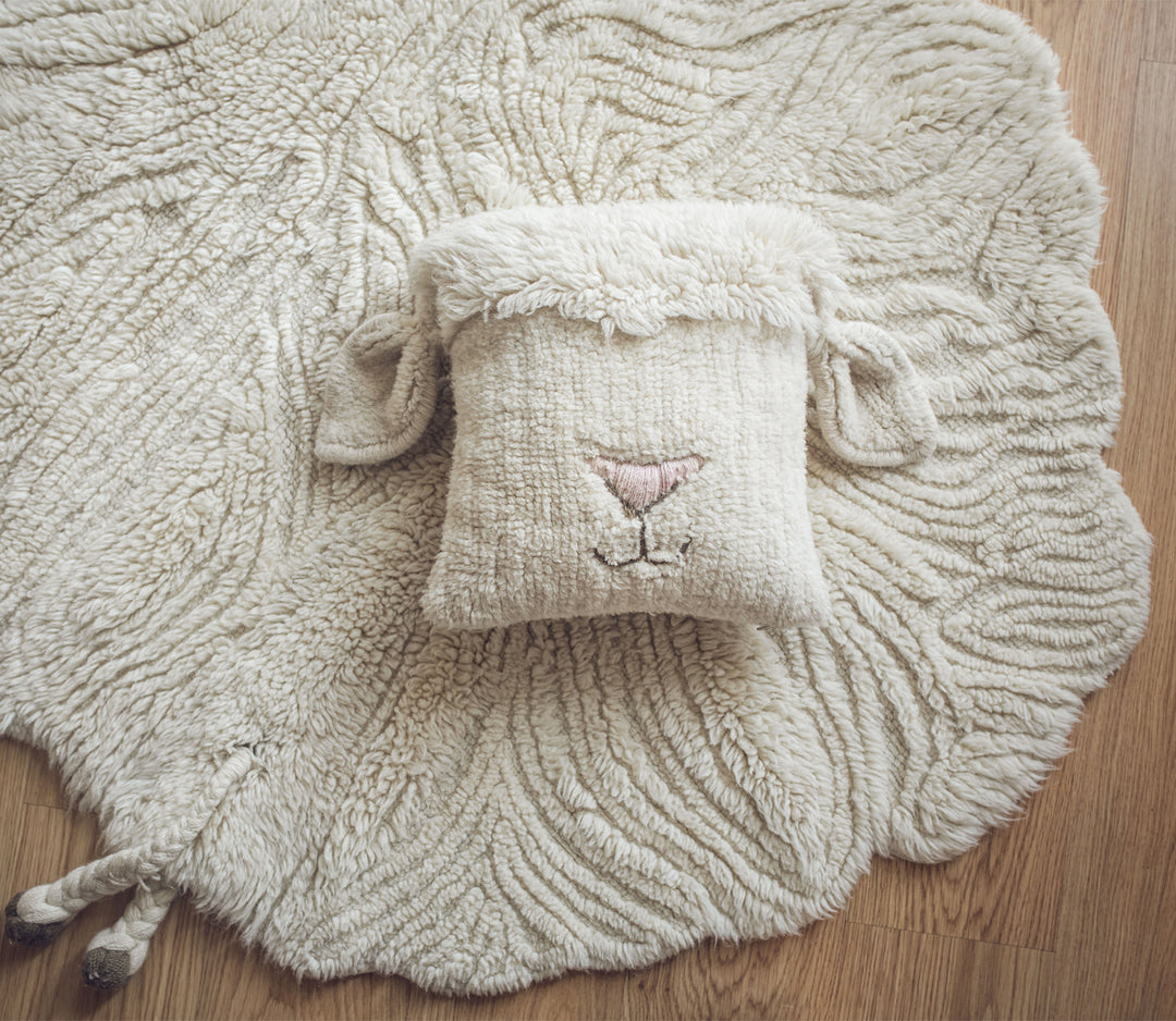 Lorena Canals Pink Nose Sheep Cushion