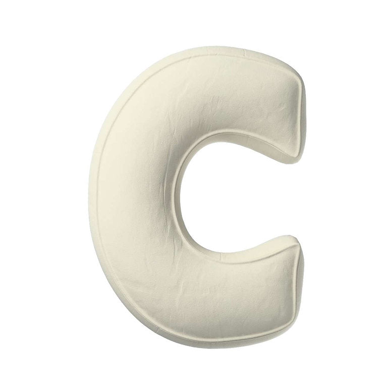 Velvet Letter Cushion - C  (Various Colours)