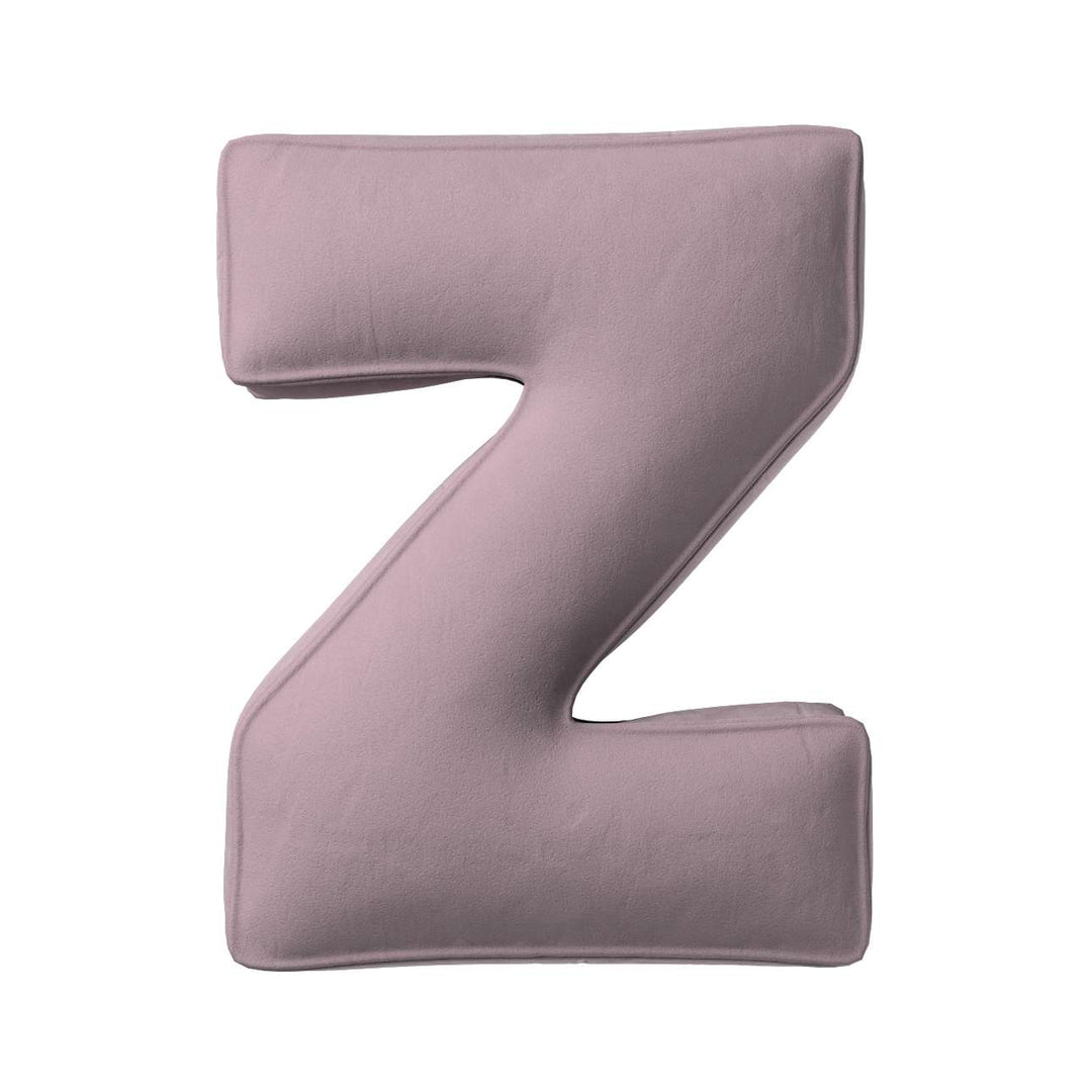 Velvet Letter Cushion - Z  (Various Colours)