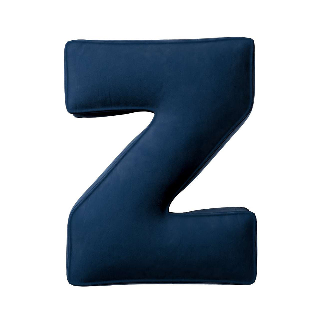 Velvet Letter Cushion - Z  (Various Colours)