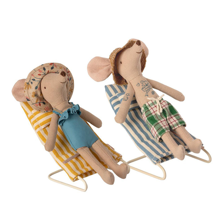 Maileg Mouse Beach Chair Set