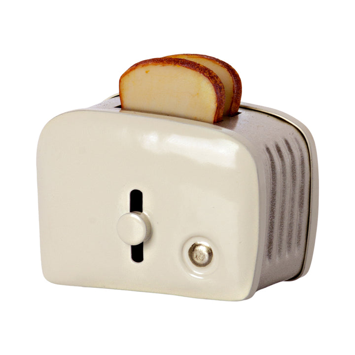 Maileg Miniature Toaster & Bread - Off White