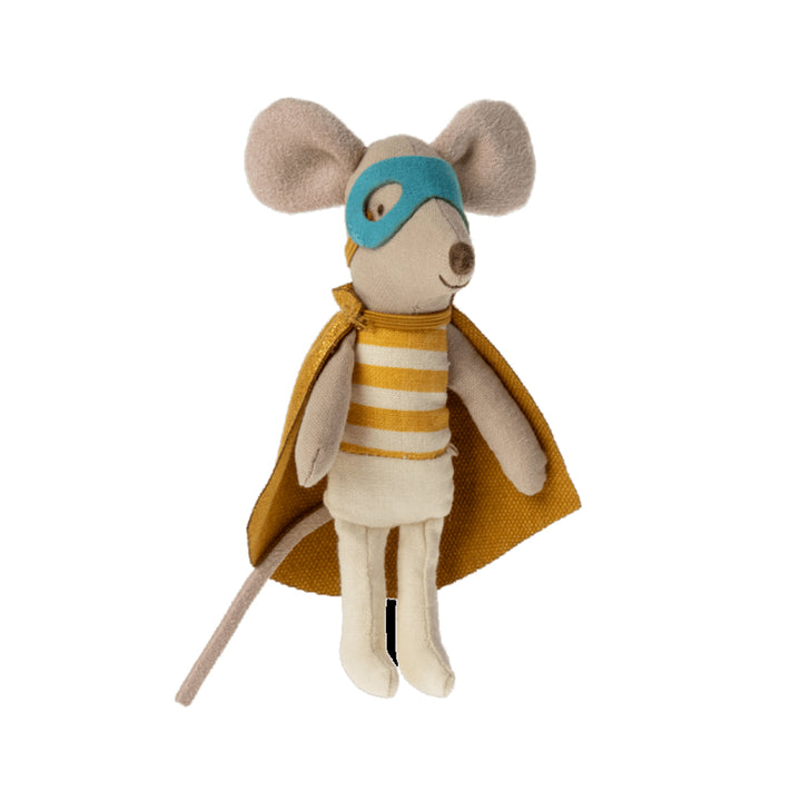 Maileg Superhero Mouse in a Suitcase - Little Brother