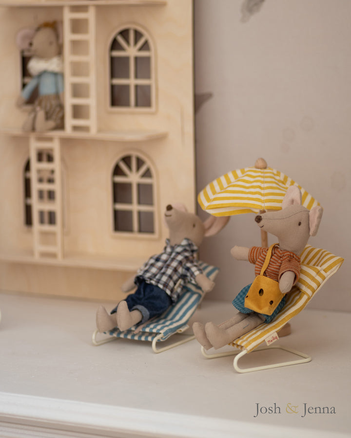 Maileg Mouse Beach Chair Set