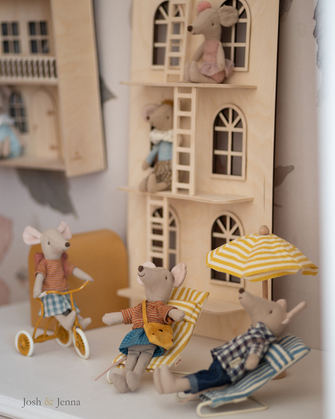 Maileg Mouse Beach Chair Set