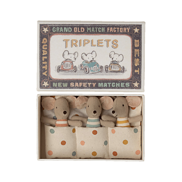 Maileg Baby Mice - Triplet in a Box