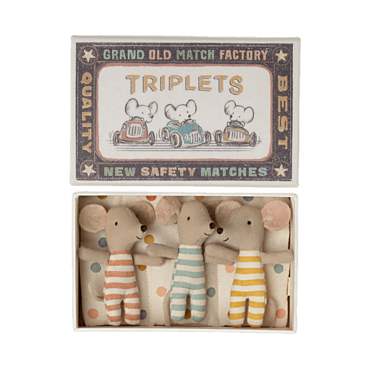 Maileg Baby Mice - Triplet in a Box