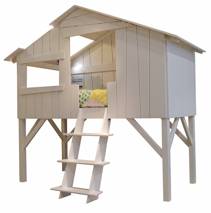 Lit simple pour enfant Treehouse Mathy By Bols - Laque colorée (plus de 20 couleurs)