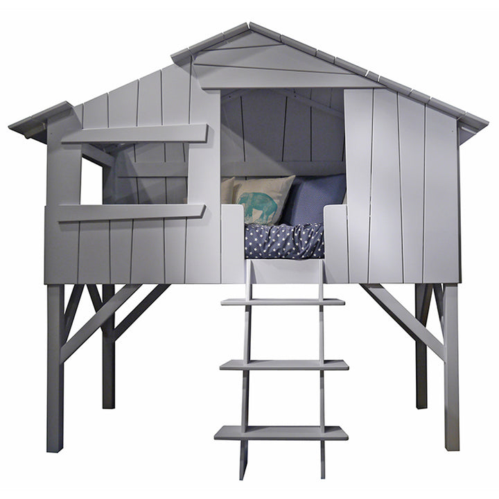 Lit simple pour enfant Treehouse Mathy By Bols - Laque colorée (plus de 20 couleurs)