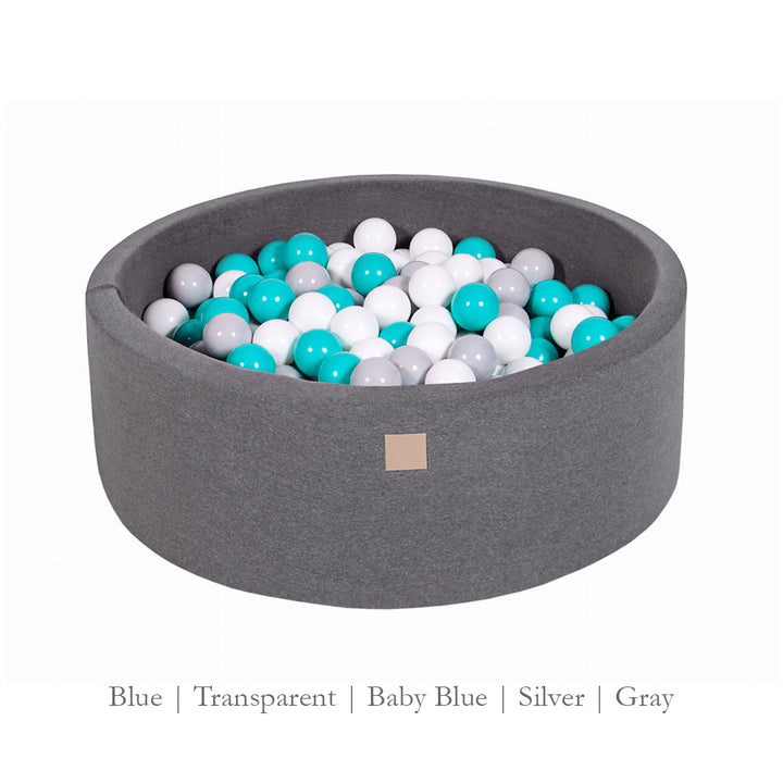 Meowbaby Dark Grey Ball Pit - Various Ball Colours