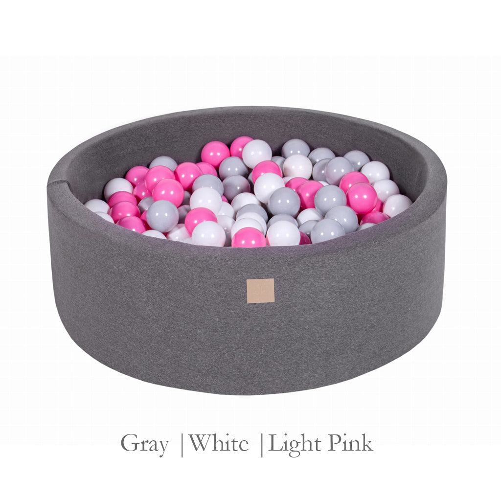 Meowbaby Dark Grey Ball Pit - Various Ball Colours