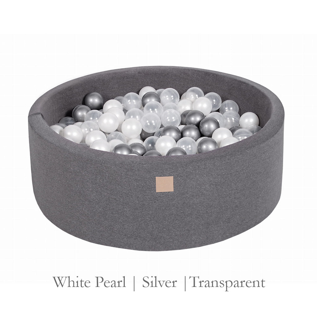 Meowbaby Dark Grey Ball Pit - Various Ball Colours