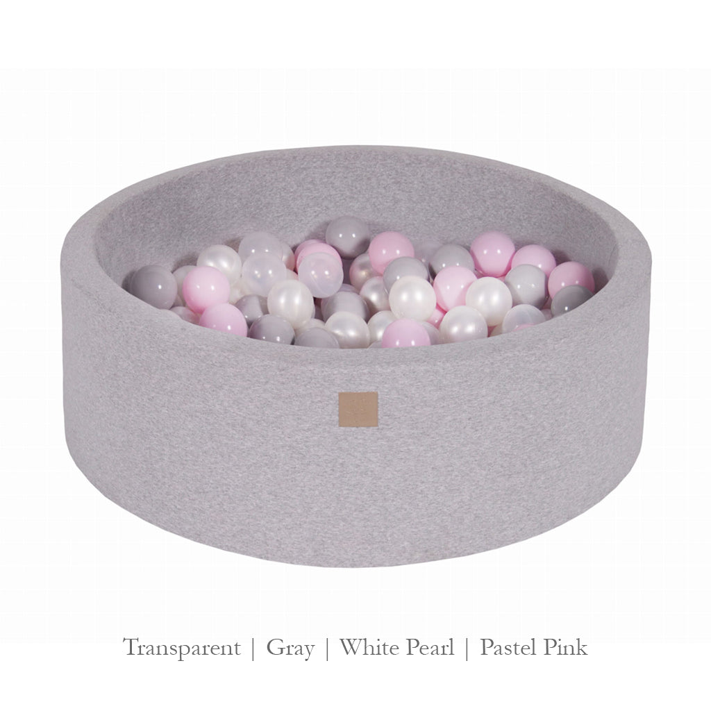 Meowbaby Light Grey Ball Pit - Various Ball Colours