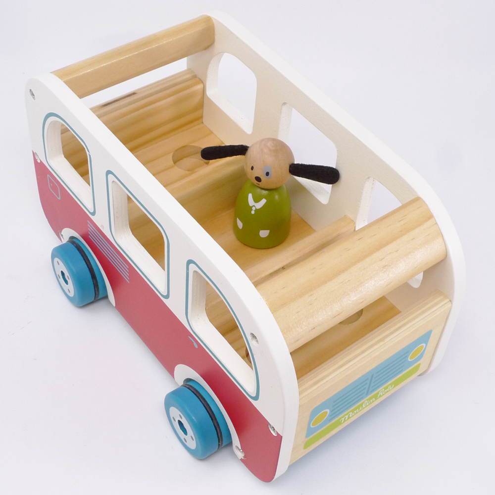 Moulin Roty Wooden La Grande Famille Bus